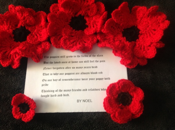 Poppies with poem!!